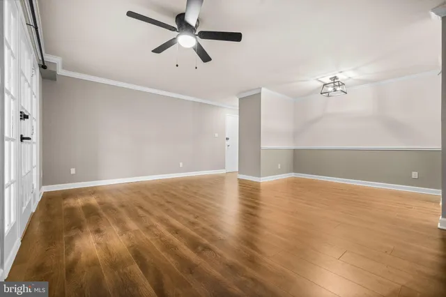 wooden floor in an empty room