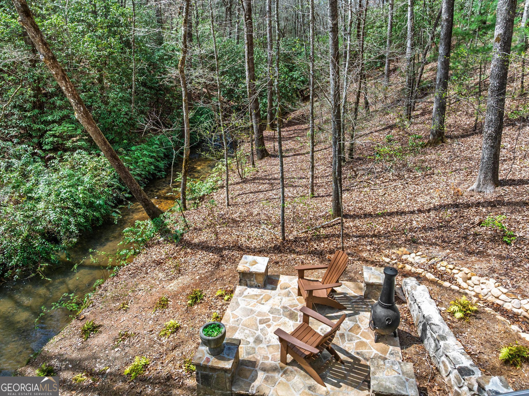 310 Blue Ridge Drive Sautee Nacoochee, GA 30571 - Photo 41 of 78 a backyard of a house with lots of green space