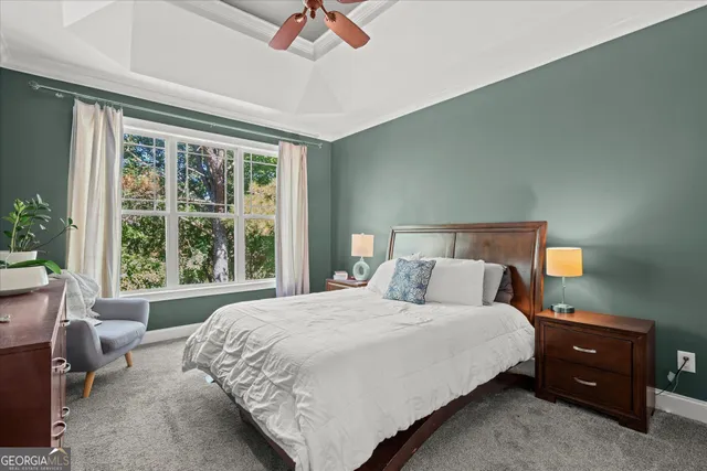 a room with furniture and a window