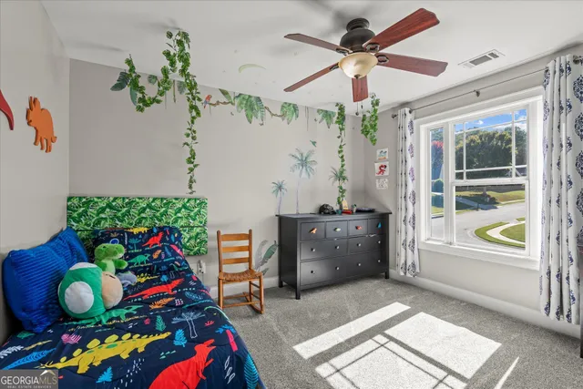 a bathroom with a sink vanity and a mirror