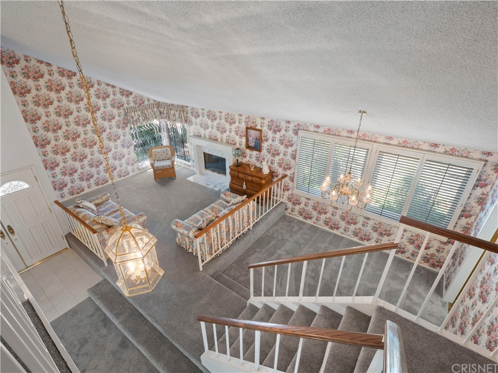 25656 Yucca Valley Road Valencia, CA 91355 - Photo 23 of 49 Overhead view of Living room