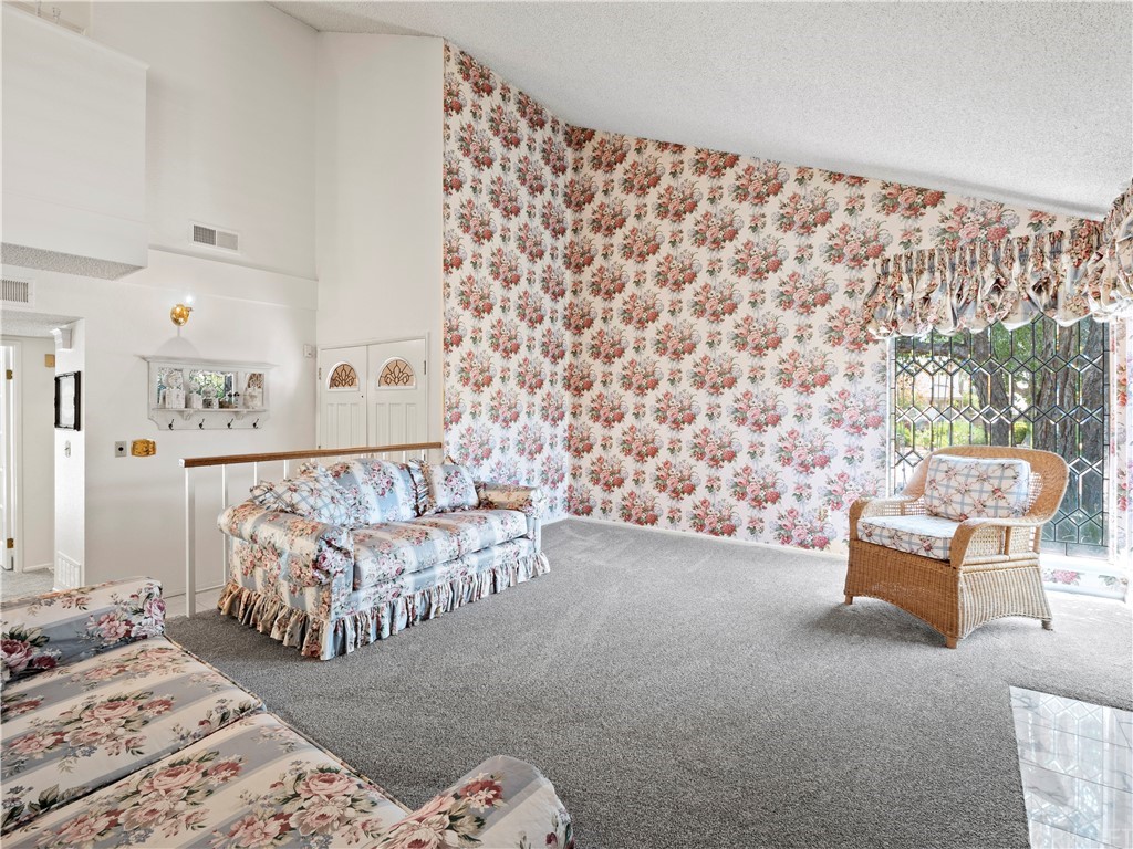 25656 Yucca Valley Road Valencia, CA 91355 - Photo 37 of 49 Double door entry, cathedral ceilings, beveled glass windows