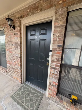 a view of an entryway door