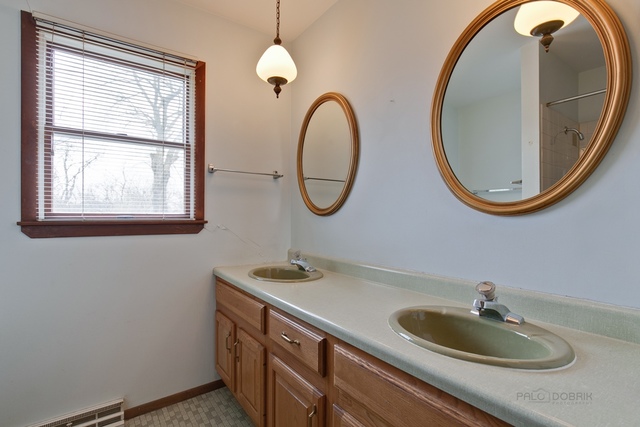 601 West Golf Road Libertyville, IL 60048 - Photo 20 of 27 a bathroom with a sink and a mirror