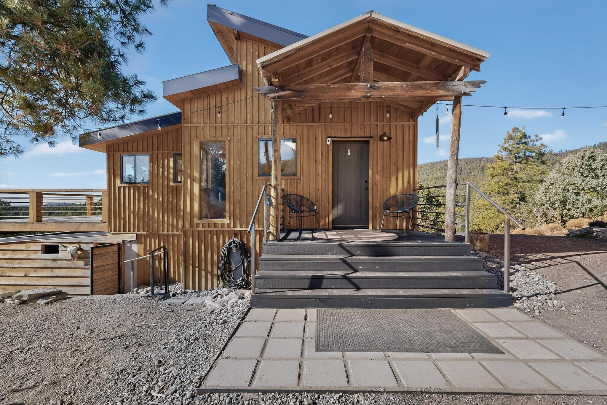 Main house, entry