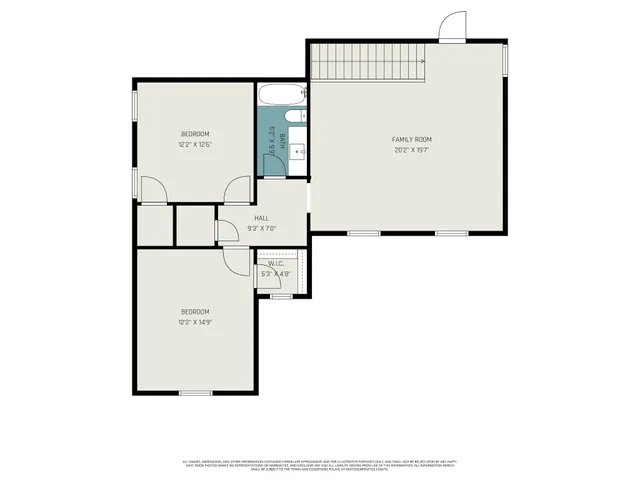 a picture of a wall with a white wall and a picture of a sign