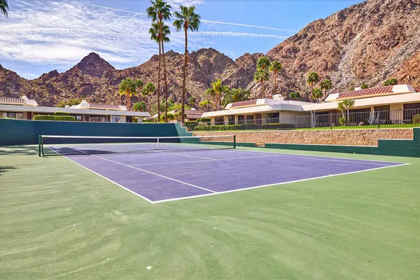 a view of a tennis court