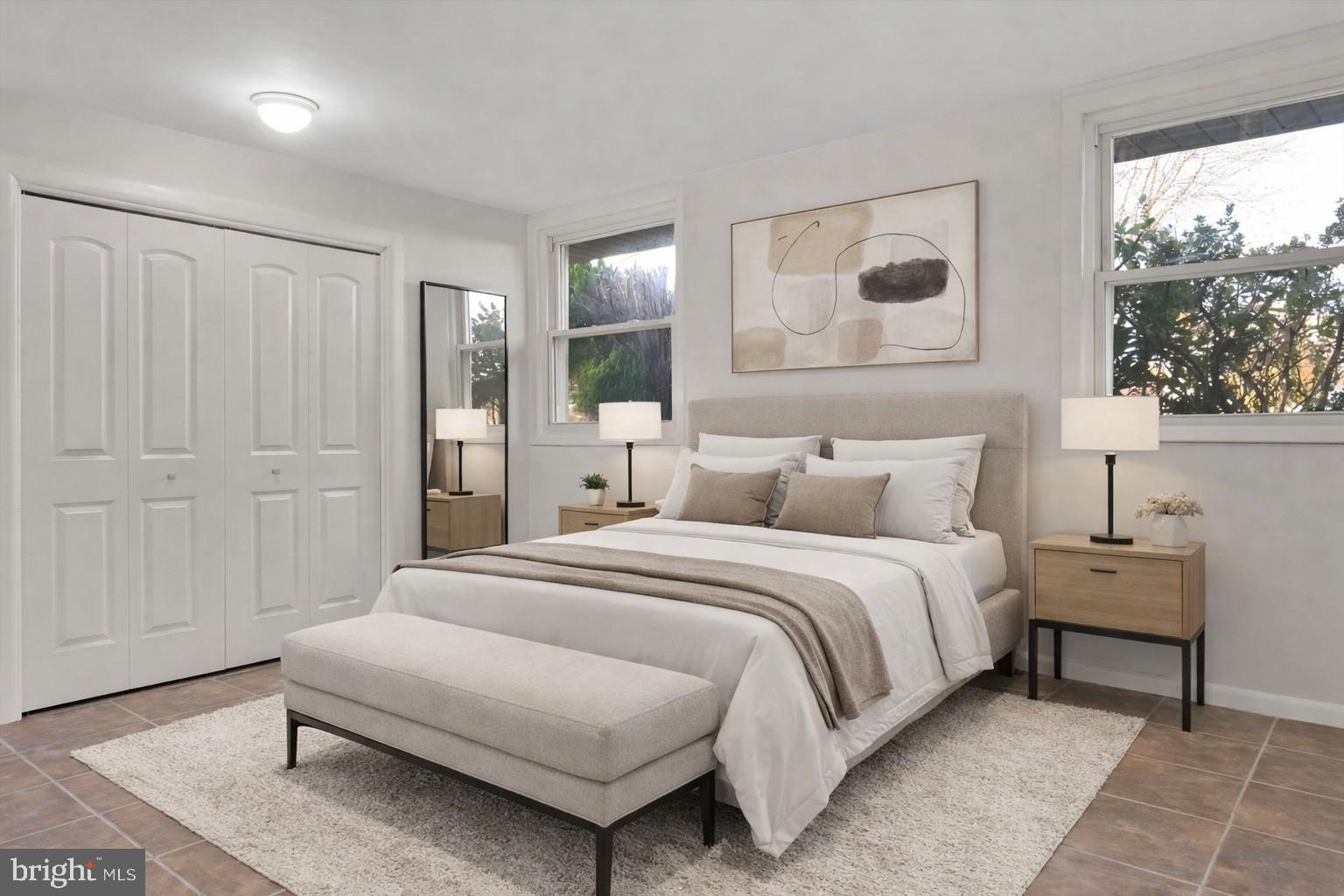 4224 Kinmount Road Lanham, MD 20706 - Photo 36 of 45 a spacious bedroom with a bed and a window