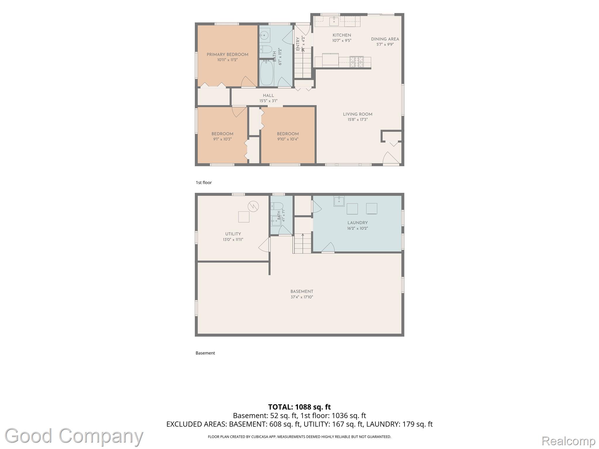 1842 Massoit Road Royal Oak, MI 48073 - Photo 52 of 52 Floor plan