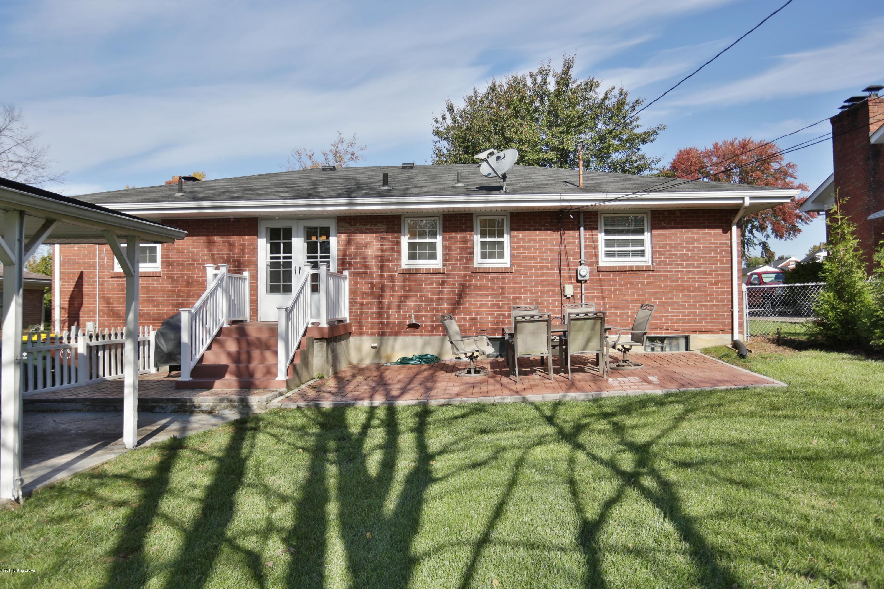 12214 Hardwick Road Louisville, KY 40243 - Photo 43 of 44 Back of 12214 Hardwick Rd.
