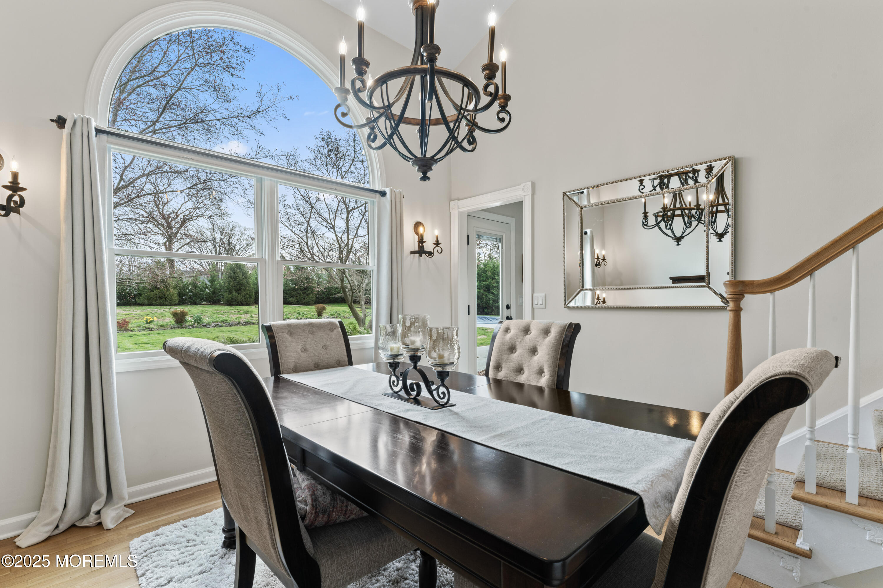 110 Jumping Brook Road Lincroft, NJ 07738 - Photo 19 of 48 a view of a dining room with furniture window and outside view