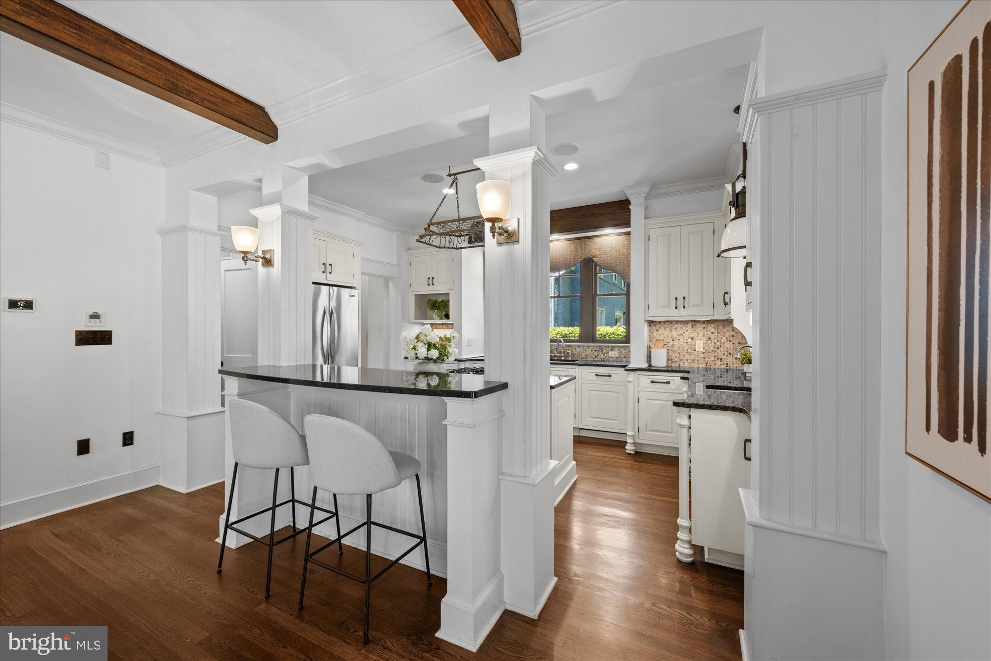 4201 Military Road Northwest Washington, DC 20015 - Photo 15 of 46 Well-appointed kitchen with a large center island
