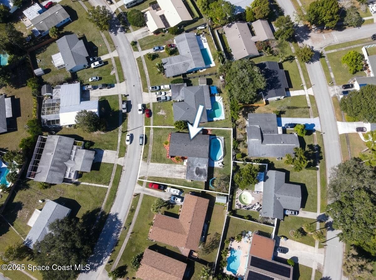 964 Bucknell Place Rockledge, FL 32955 - Photo 27 of 30 an aerial view of houses with outdoor space