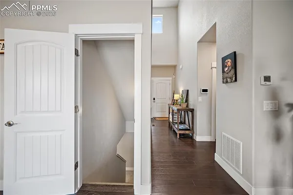 a room with furniture and a window