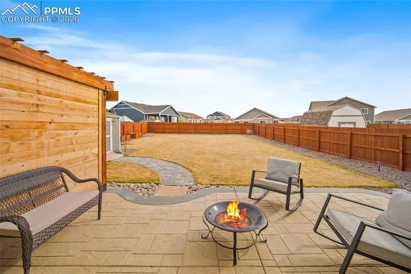 a room with washing machine