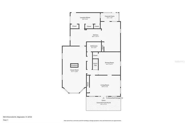 $795,000 | 932 South Riverside Drive, Edgewater, FL 32132