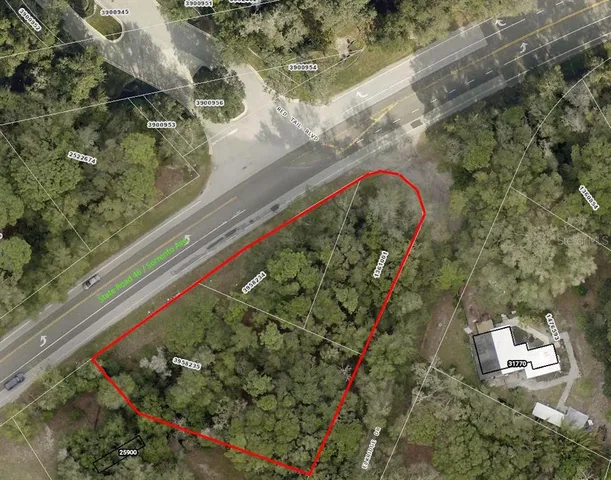 a view of a yard with an outdoor space