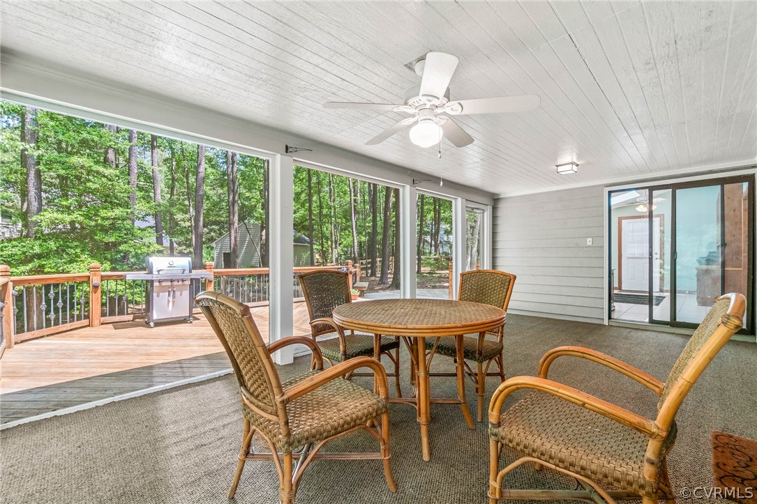 2801 Fairgate Road Midlothian, VA 23112 - Photo 44 of 49 a view of a dining room with furniture window and outside view