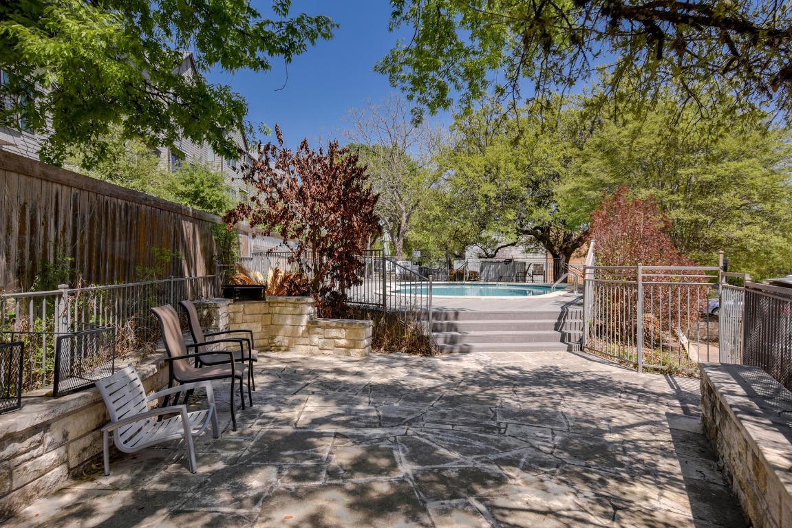 3204 Menchaca Road, Unit 405 Austin, TX 78704 - Photo 22 of 29 a view of outdoor space with seating