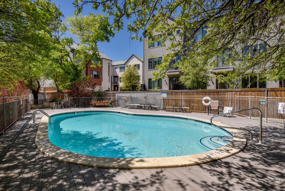 3204 Menchaca Road, Unit 405 Austin, TX 78704 - Photo 24 of 29 a view of a swimming pool with a patio