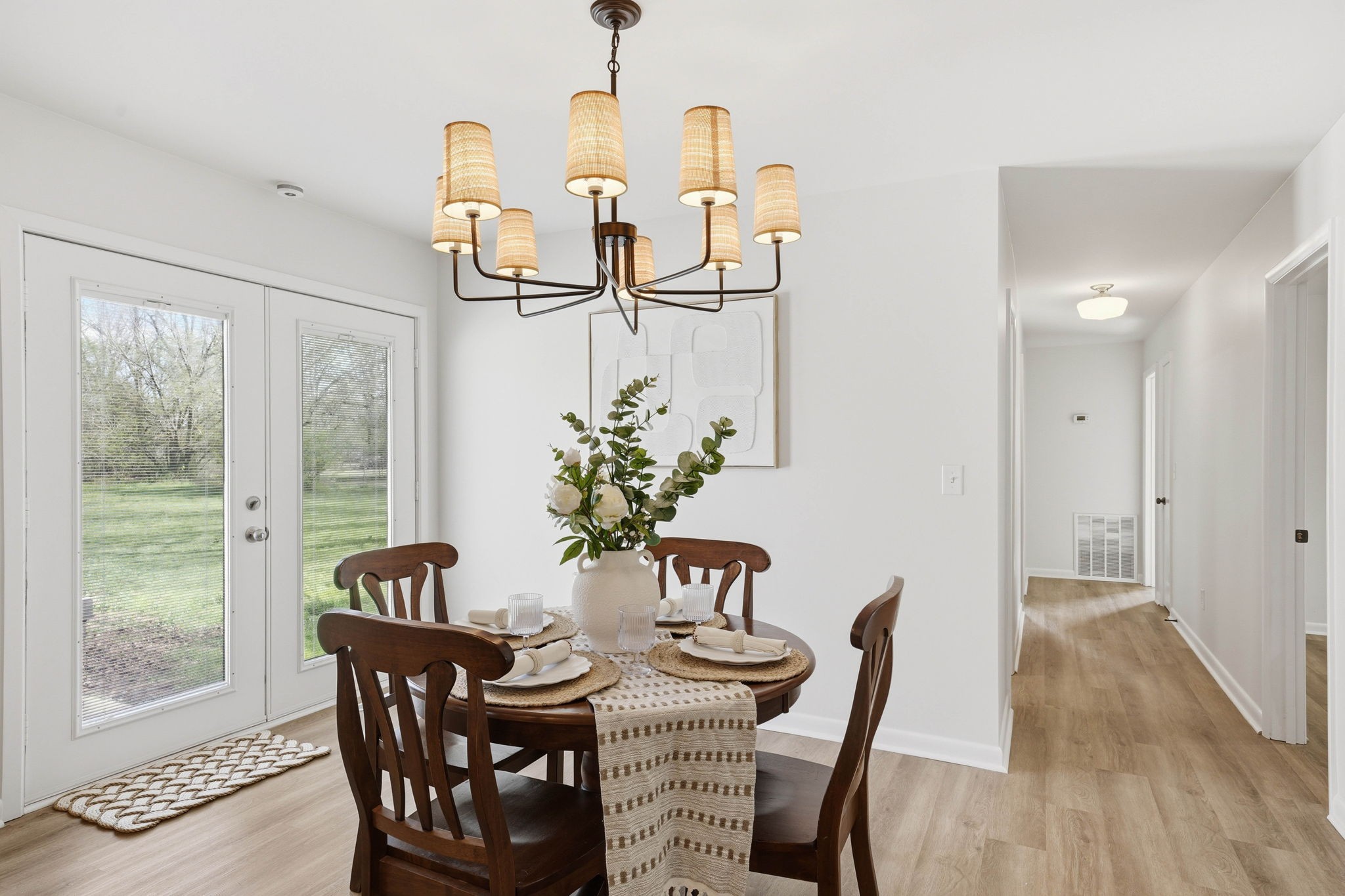 166 Bains Road Hillsboro, TN 37342 - Photo 11 of 37 a view of a dining room with furniture window and wooden floor
