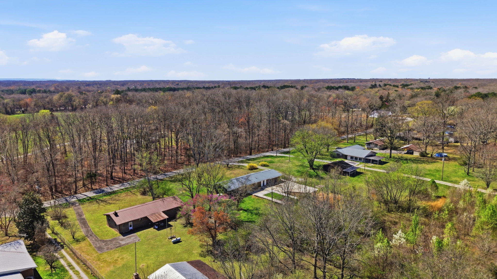 166 Bains Road Hillsboro, TN 37342 - Photo 30 of 37 an aerial view of residential houses with outdoor space