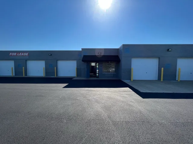 a view of a car garage