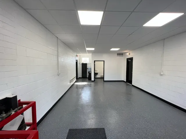 a view of a car garage