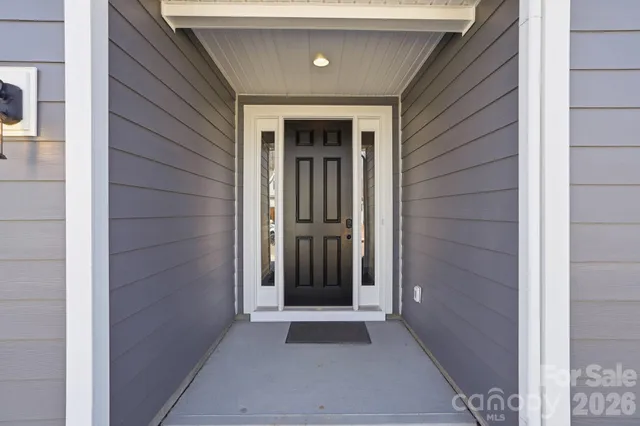 a view of front door