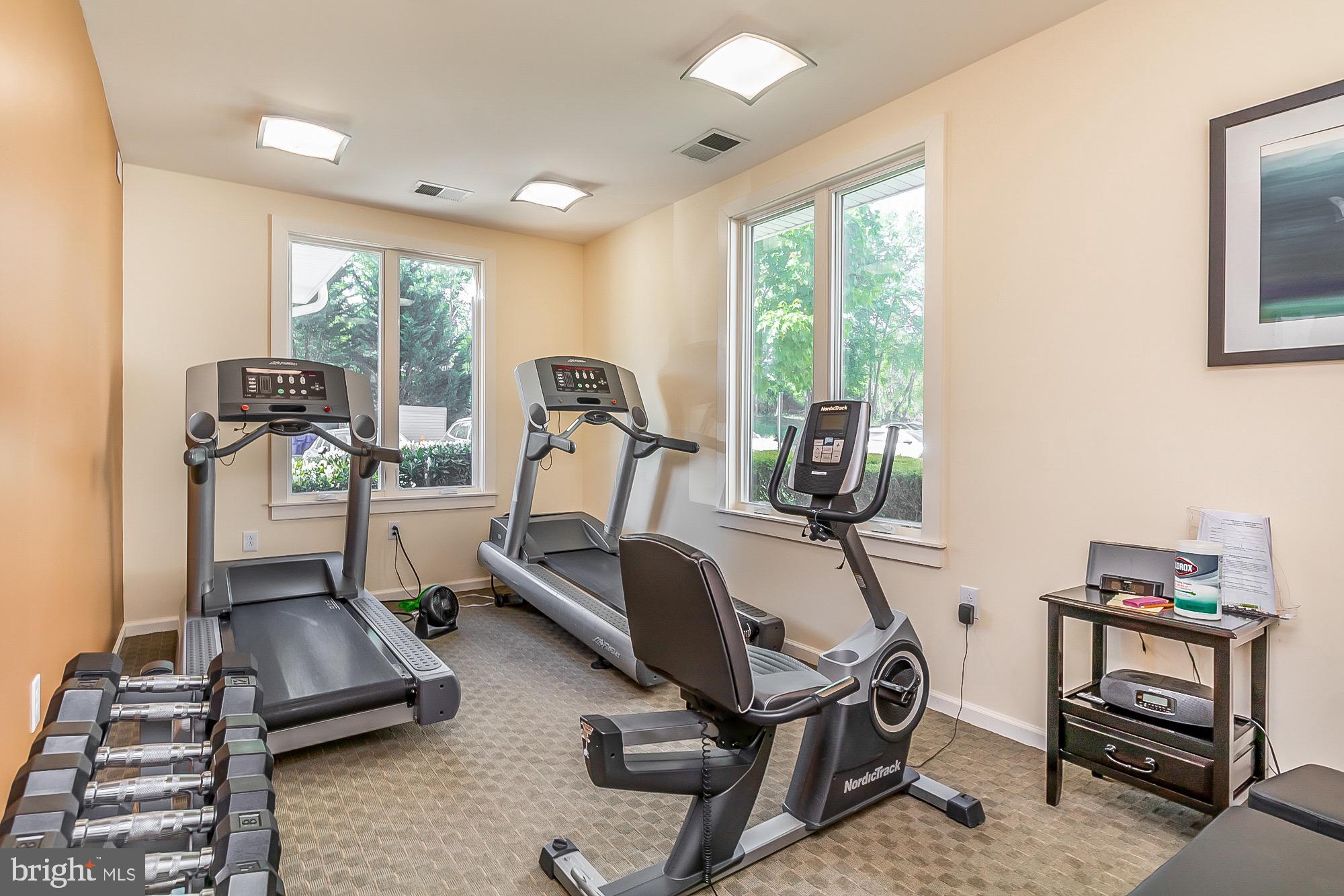 8370 Ice Crystal Drive, Unit E Laurel, MD 20723 - Photo 30 of 34 Gym at the clubhouse