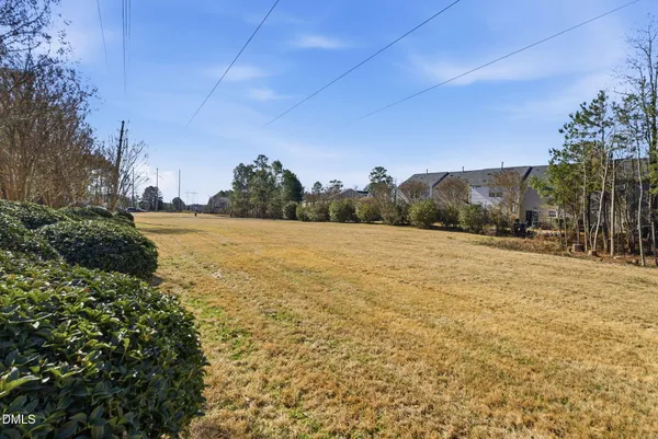 a view of yard with ocean view