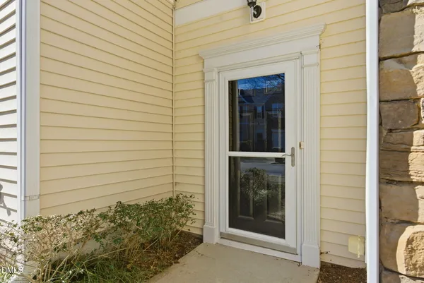 a view of front door of a house