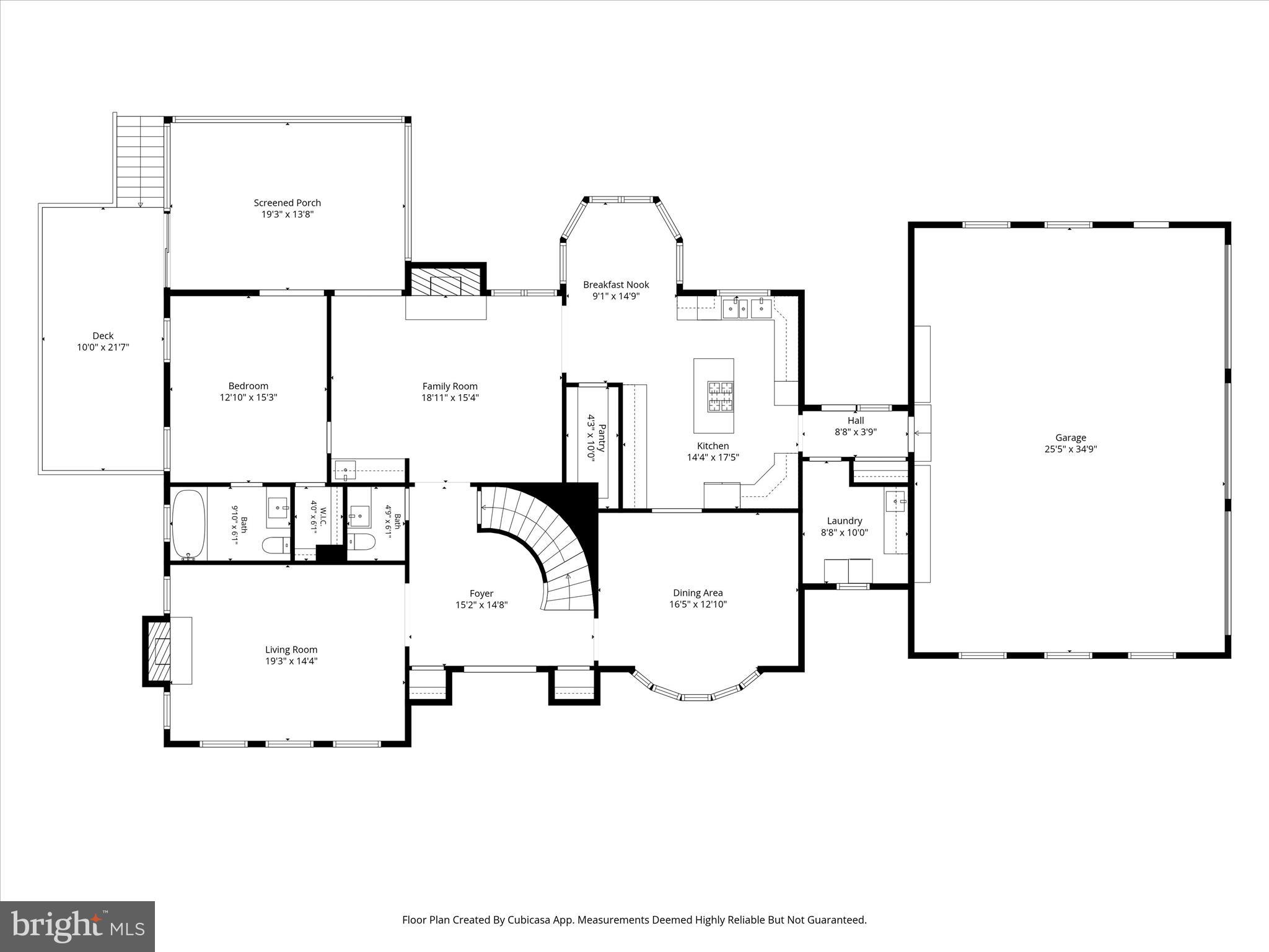 1051 Kelso Road Great Falls, VA 22066 - Photo 38 of 40 Main level floorplan
