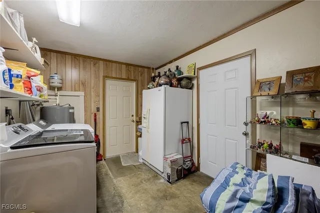 a room with storage and utility