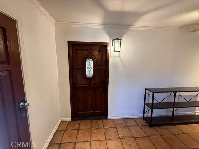 a view of a bench and bench in a room