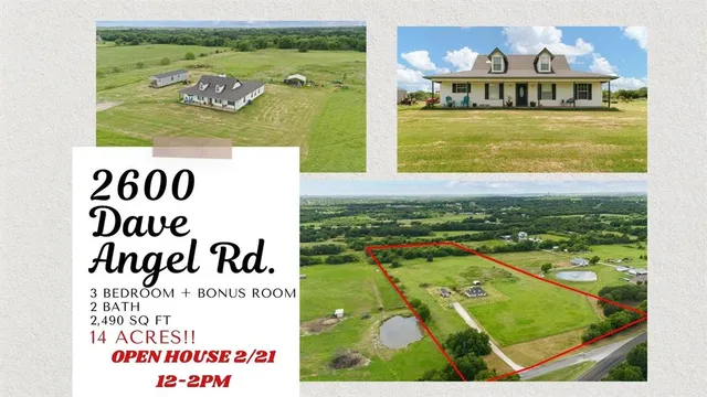 $969,900 | 2600 Dave Angel Road, Burleson, TX 76028