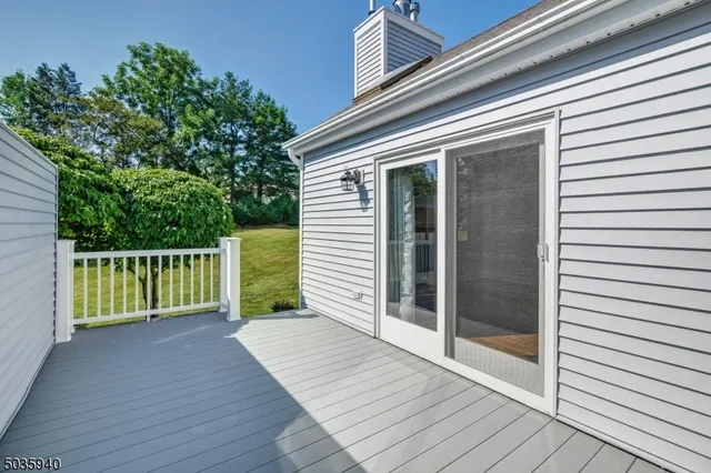 a balcony with view of stairs