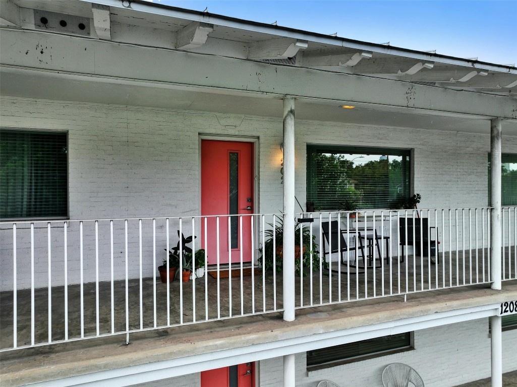 1208 Enfield Road, Unit 202 Austin, TX 78703 - Photo 19 of 19 a view of a balcony