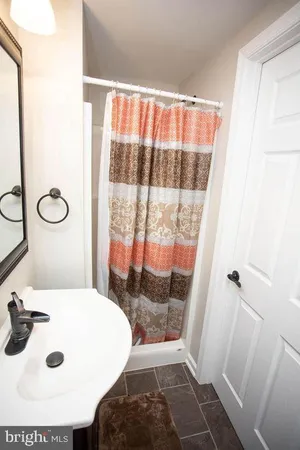 a view of livingroom with wooden floor