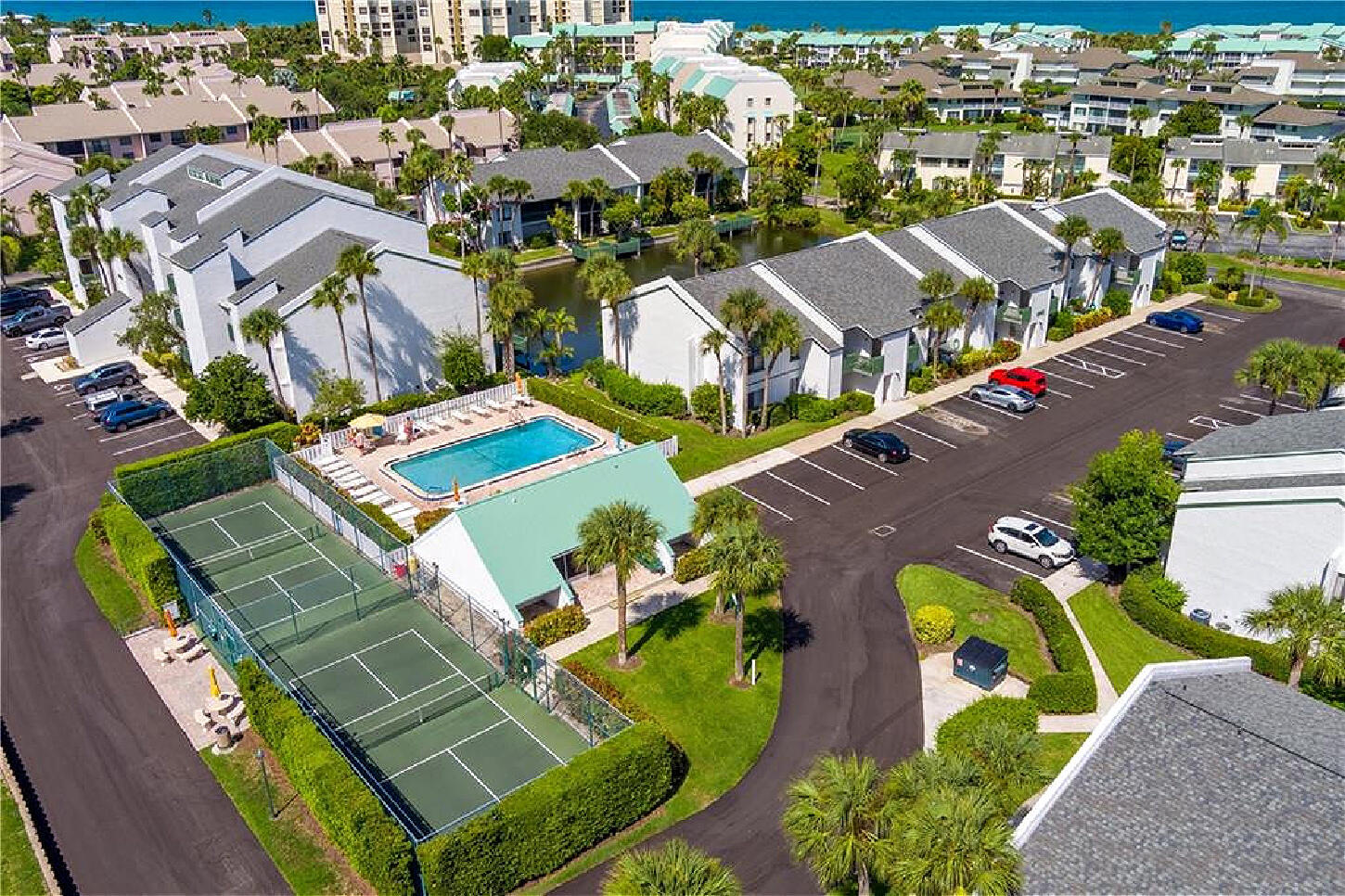 2400 South Ocean Drive, Unit 6445 Fort Pierce, FL 34949 - Photo 36 of 80 BERMUDA POOL & PICKLEBALL COURT