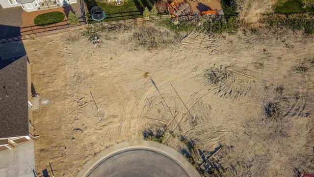 a view of a lake with a big yard