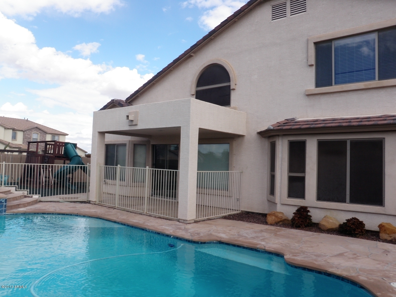 3672 South Martingale Road Gilbert, AZ 85297 - Photo 42 of 45 Back of Home & Diving Pool