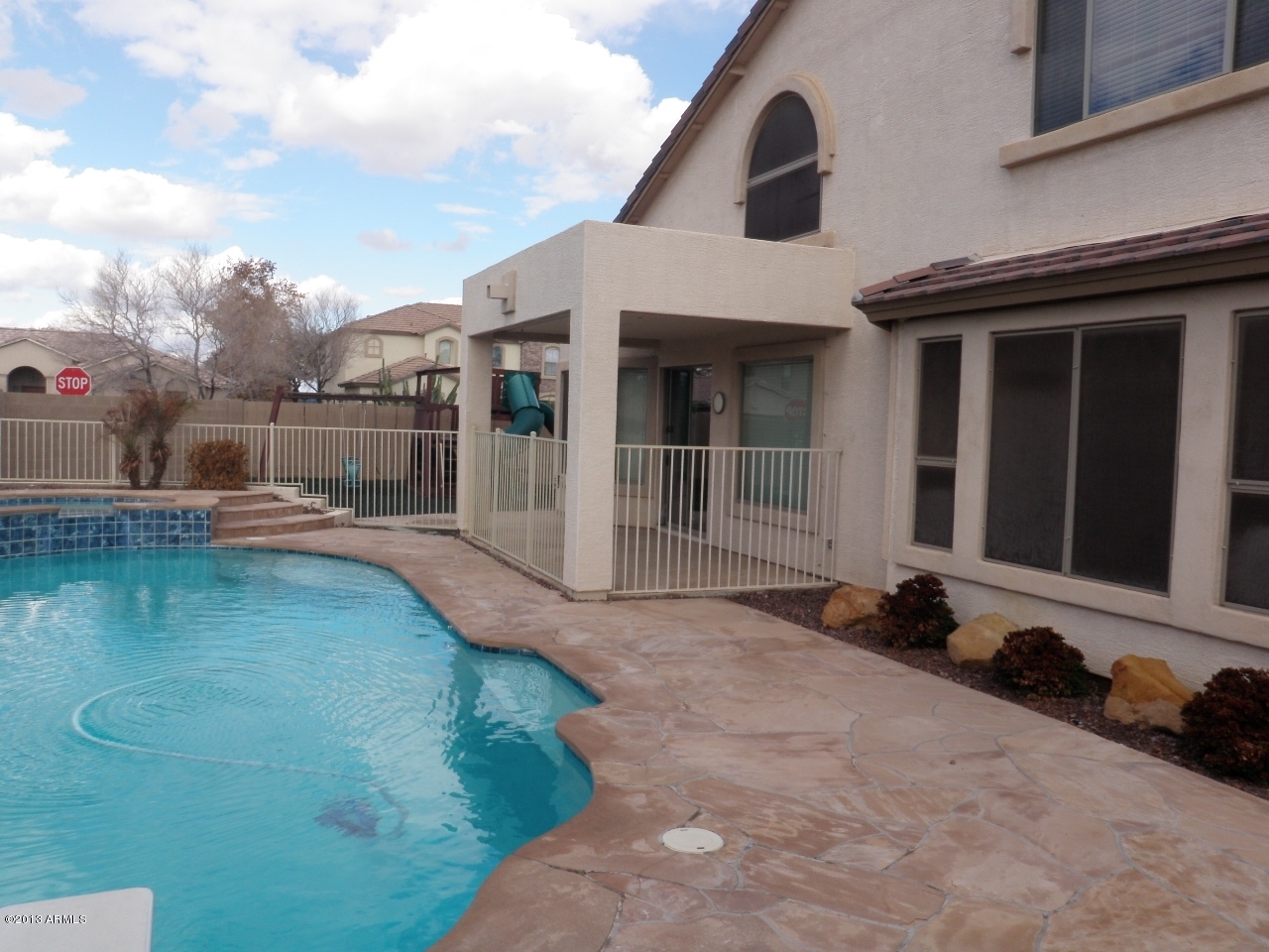 3672 South Martingale Road Gilbert, AZ 85297 - Photo 43 of 45 a view of a house with a yard