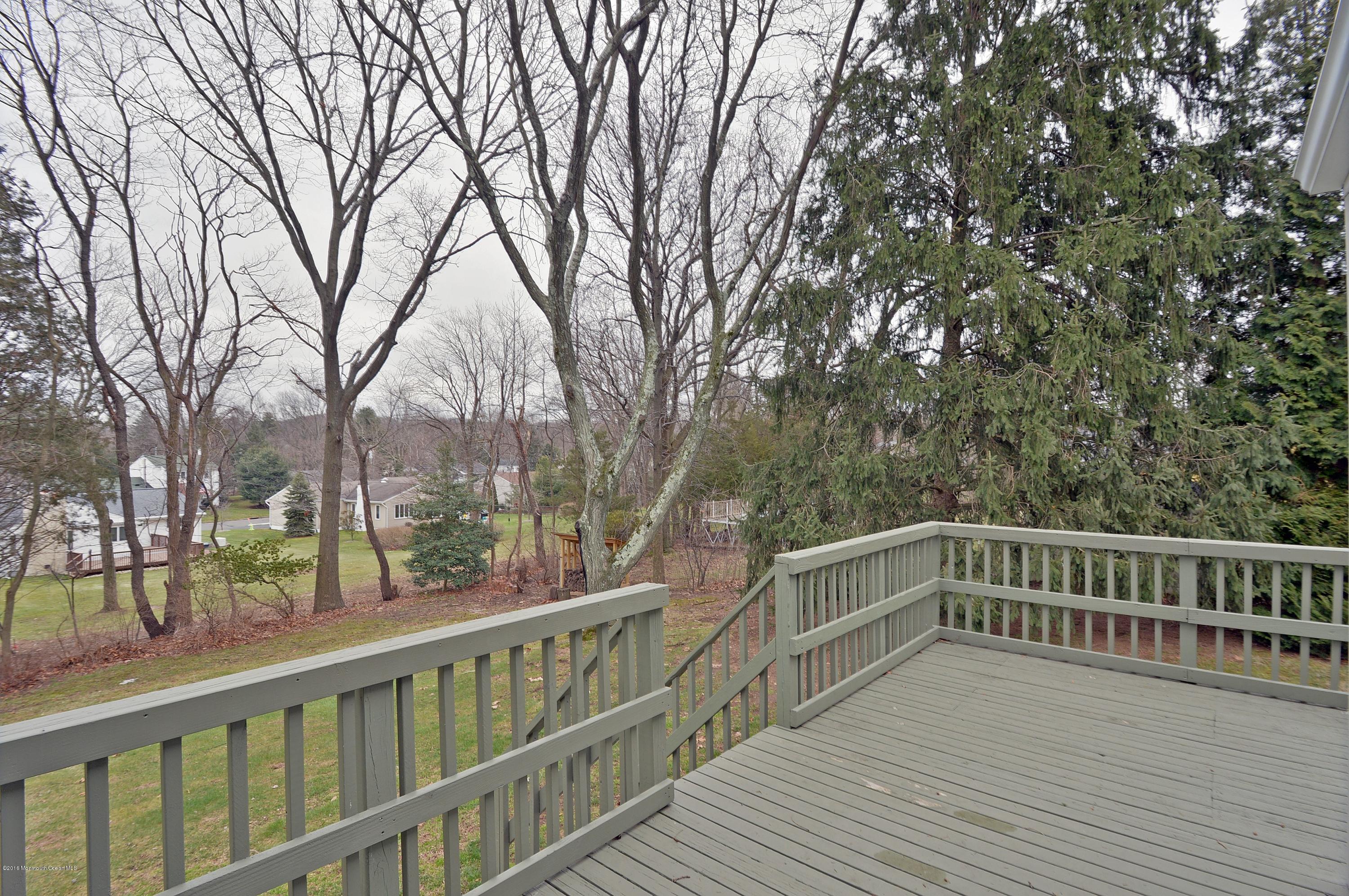 18 Chestnut Ridge Road Holmdel, NJ 07733 - Photo 23 of 24 Rear Deck