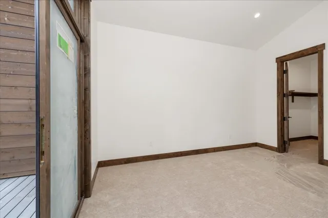 a view of an empty room