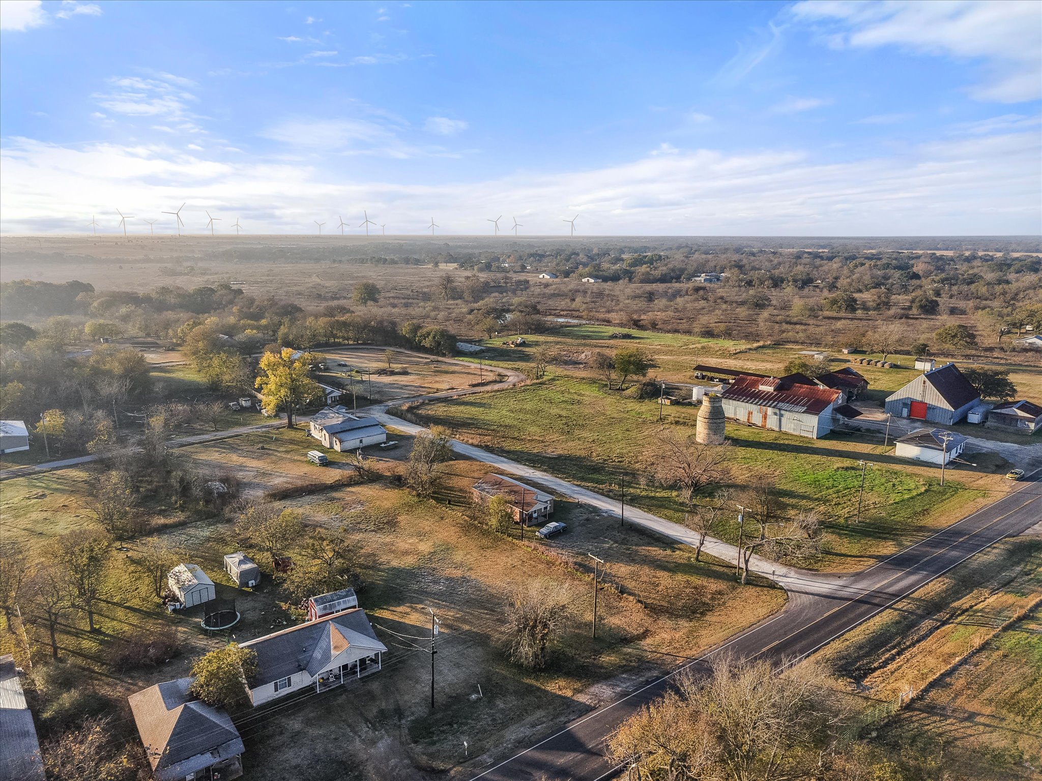 709 E Road Dawson, TX 76639 - Photo 3 of 7 an aerial view of residential houses with outdoor space