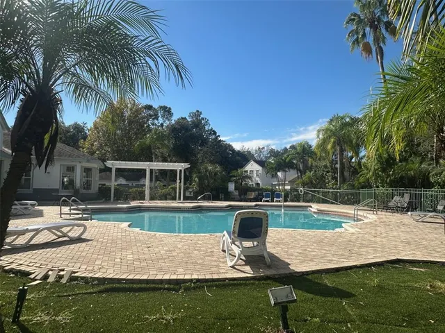 a view of a building with a outdoor space