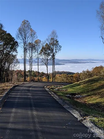 a view of a swimming pool with a yard