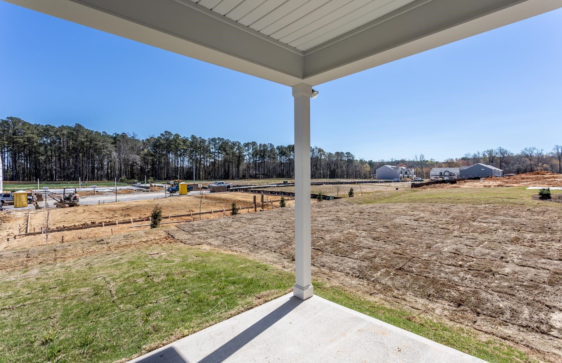 3508 New Town Road Raleigh, NC 27604 - Photo 22 of 27 a view of a lake with a yard