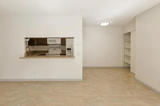 a view of an empty room